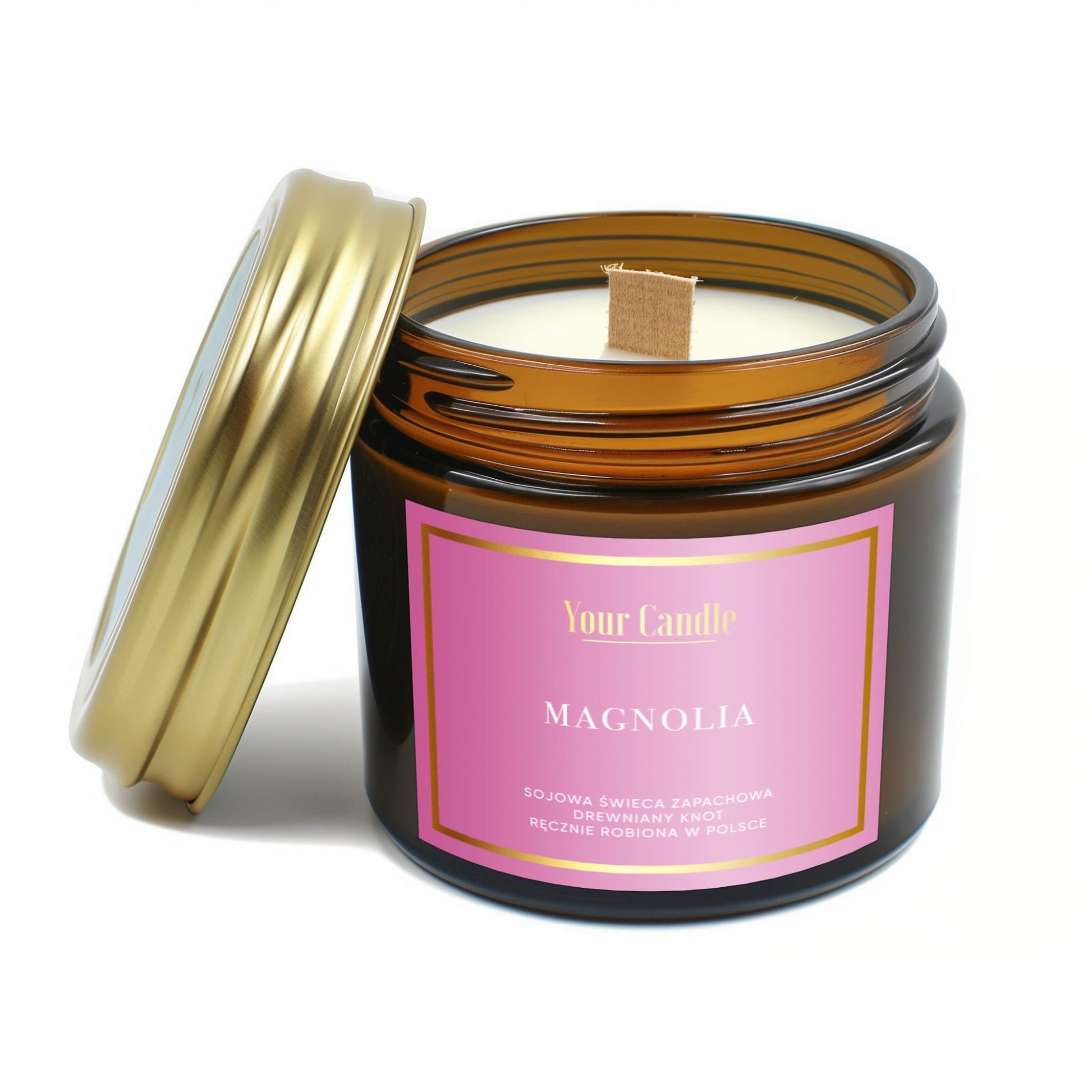 Your Candle Świeca zapachowa sojowa Magnolia-120ml-1