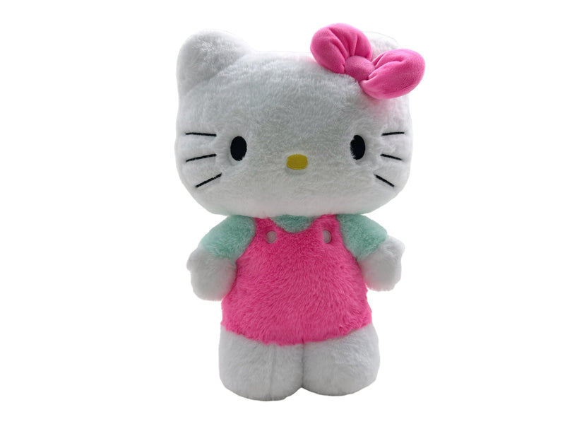 HELLO KITTY 40cm FLUFFY plusz ciemny roz-5