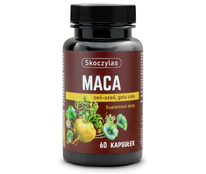 MACA żeń-szeń, gotu cola