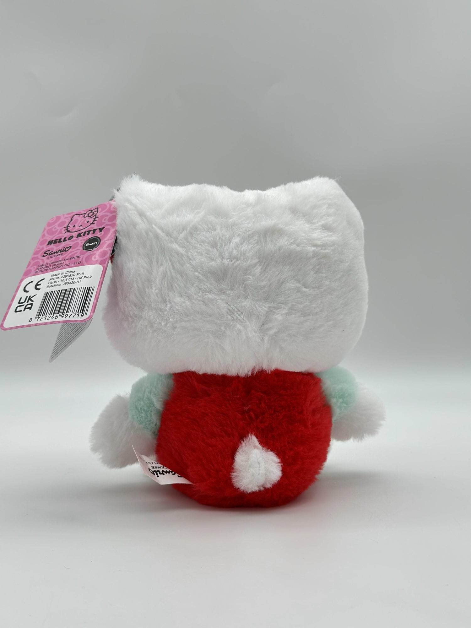 HELLO KITTY 18cm FLUFFY HELLO KITTY czerwona-8