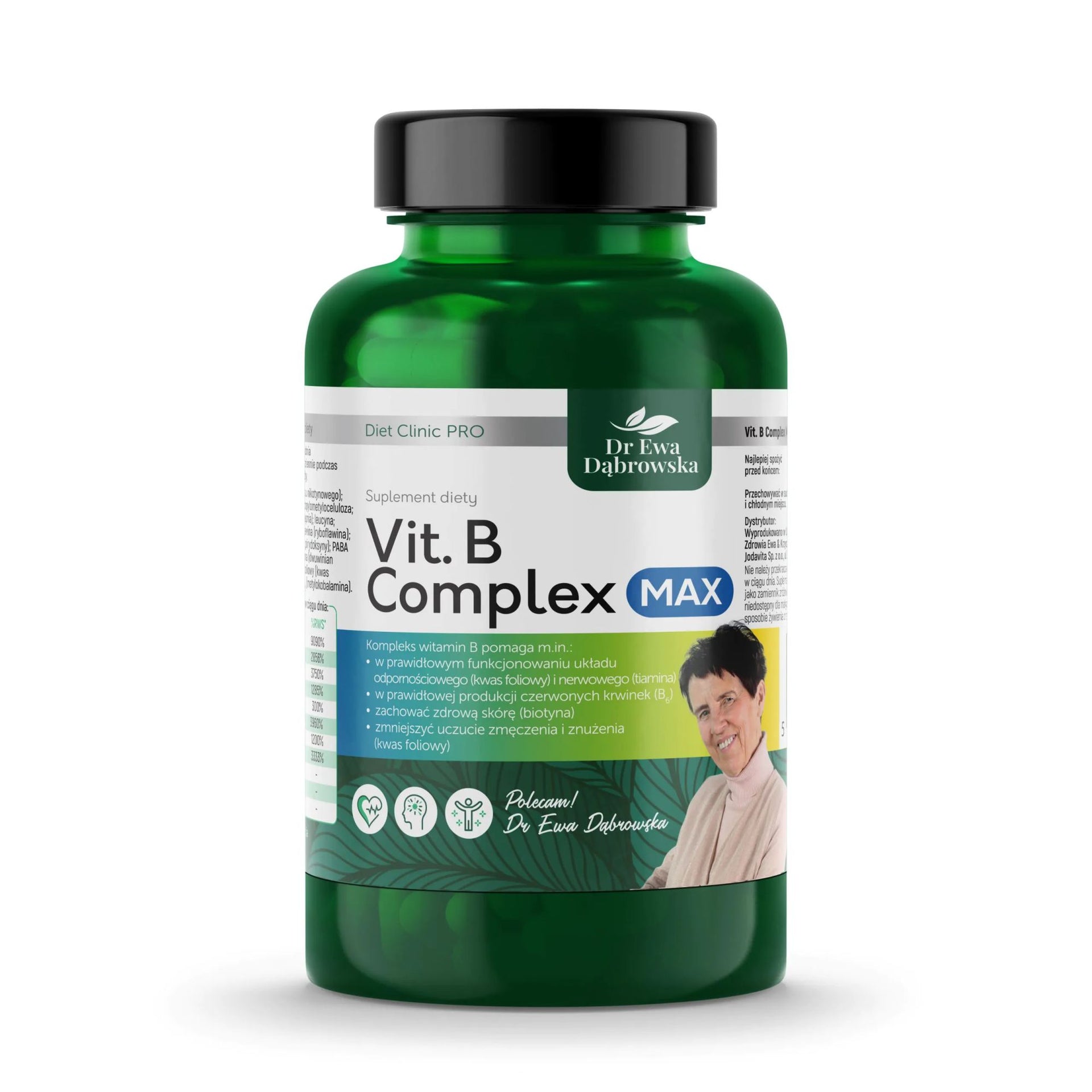Vit.B Complex MAX Dr Dąbrowska 120 kaps