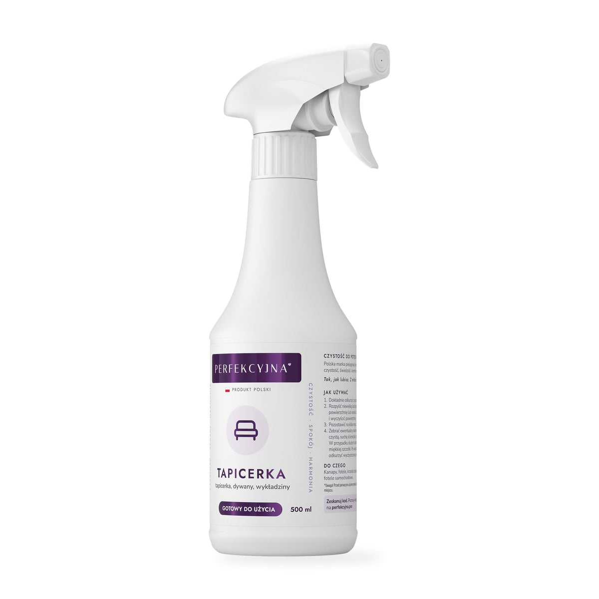 PERFEKCYJNA Tapicerka 500 ml – płyn do kanap, dywanów i wykładzin – zdjęcie 2