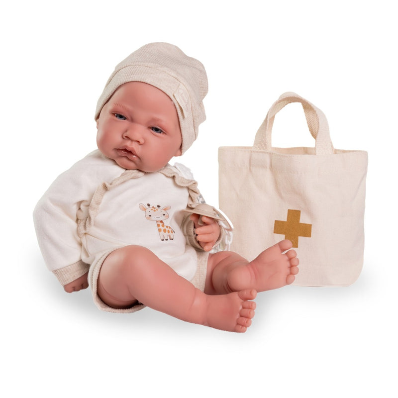 Lalka Hiszpańska Recien Nacida Lui Lekarz z akcesoriami-5