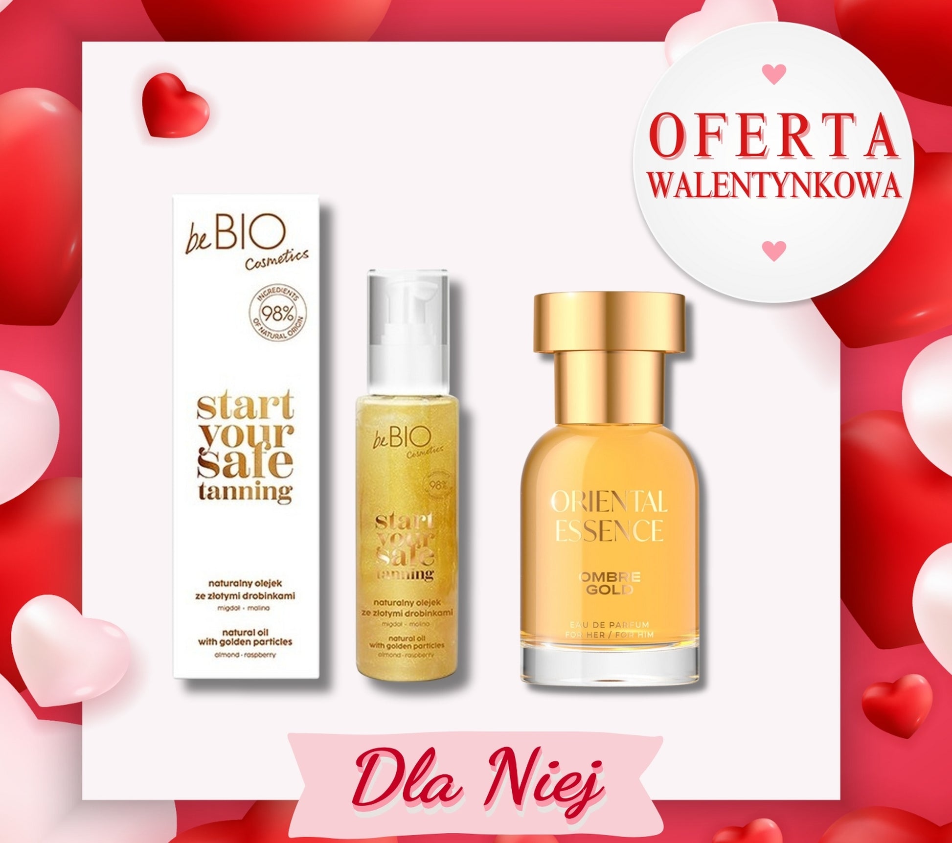 Zestaw Orientalny Ombre Gold Essence – Blask i Aromat-1