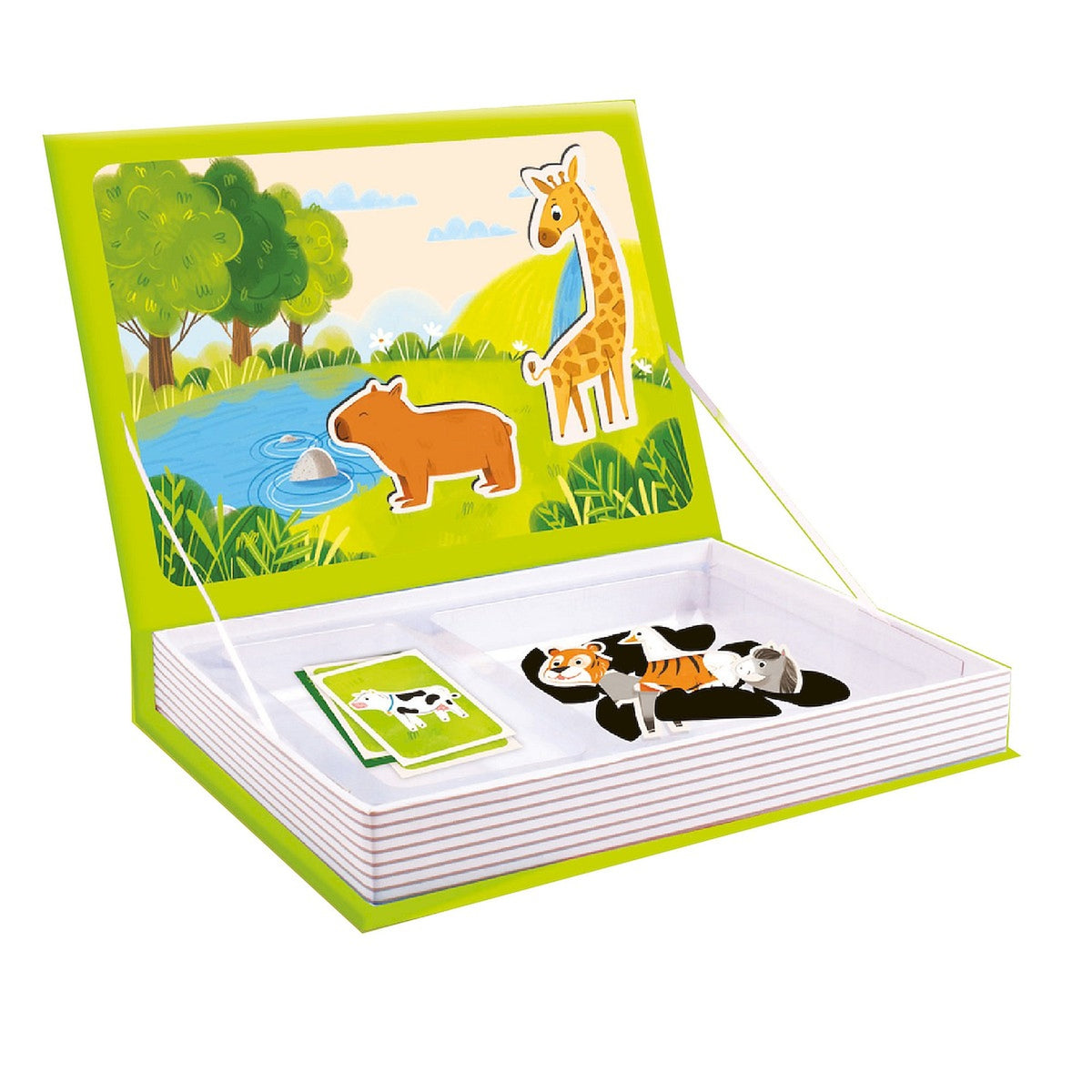 Książka Magnetyczna - Puzzle Zwierzęta
