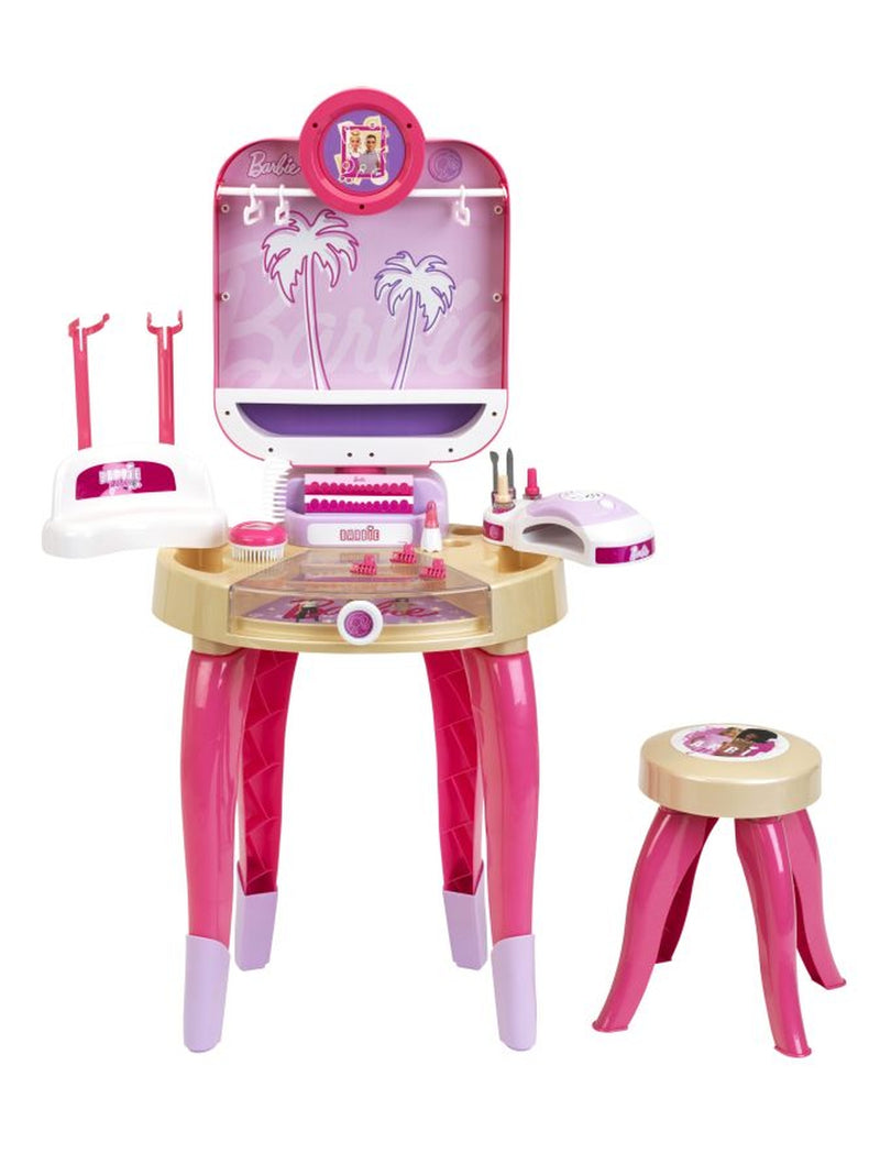 Toaletka Barbie z lampą do paznokci hybrydowych-13