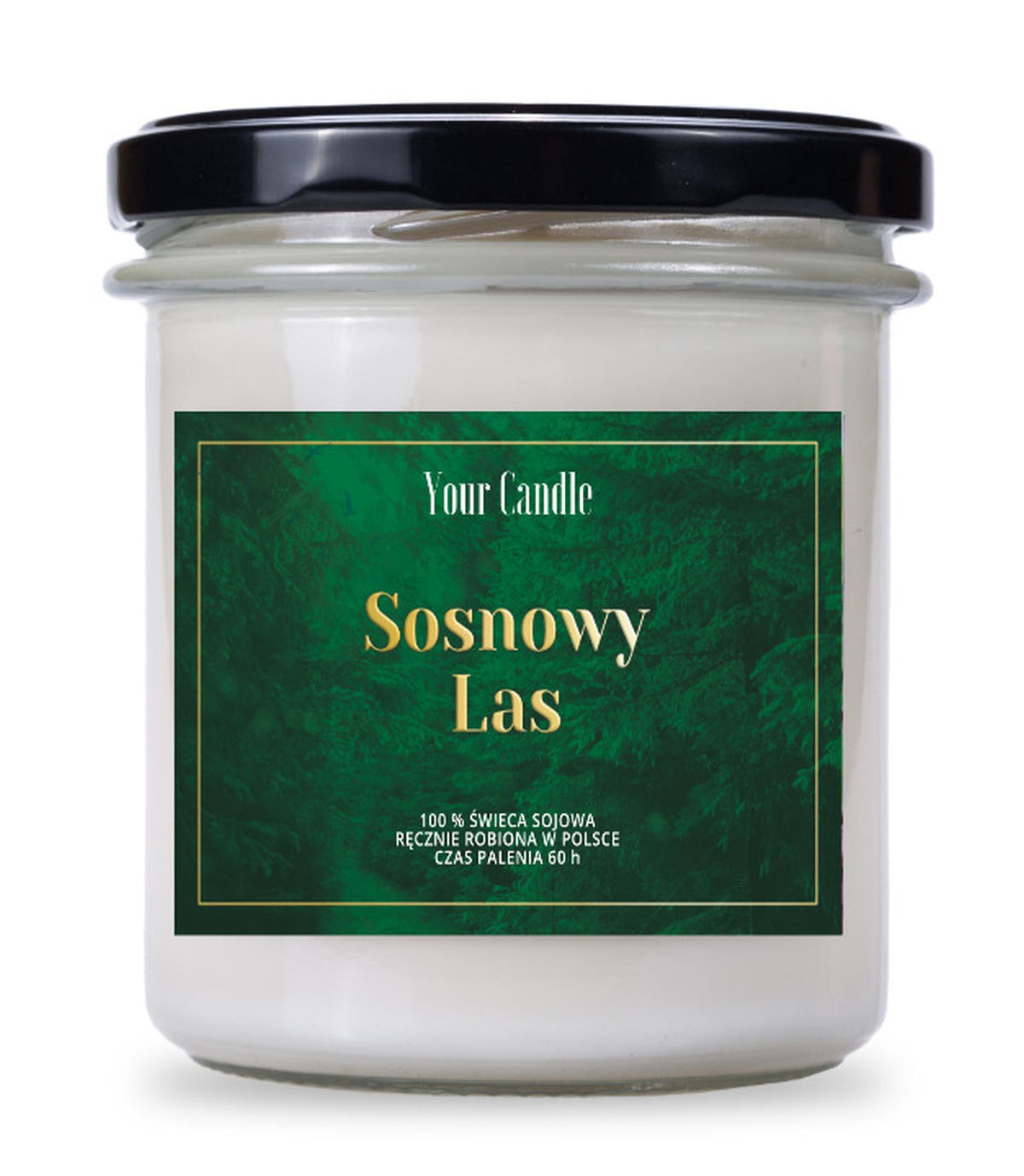 Your Candle Świeca zapachowa sojowa Sosnowy las-300ml