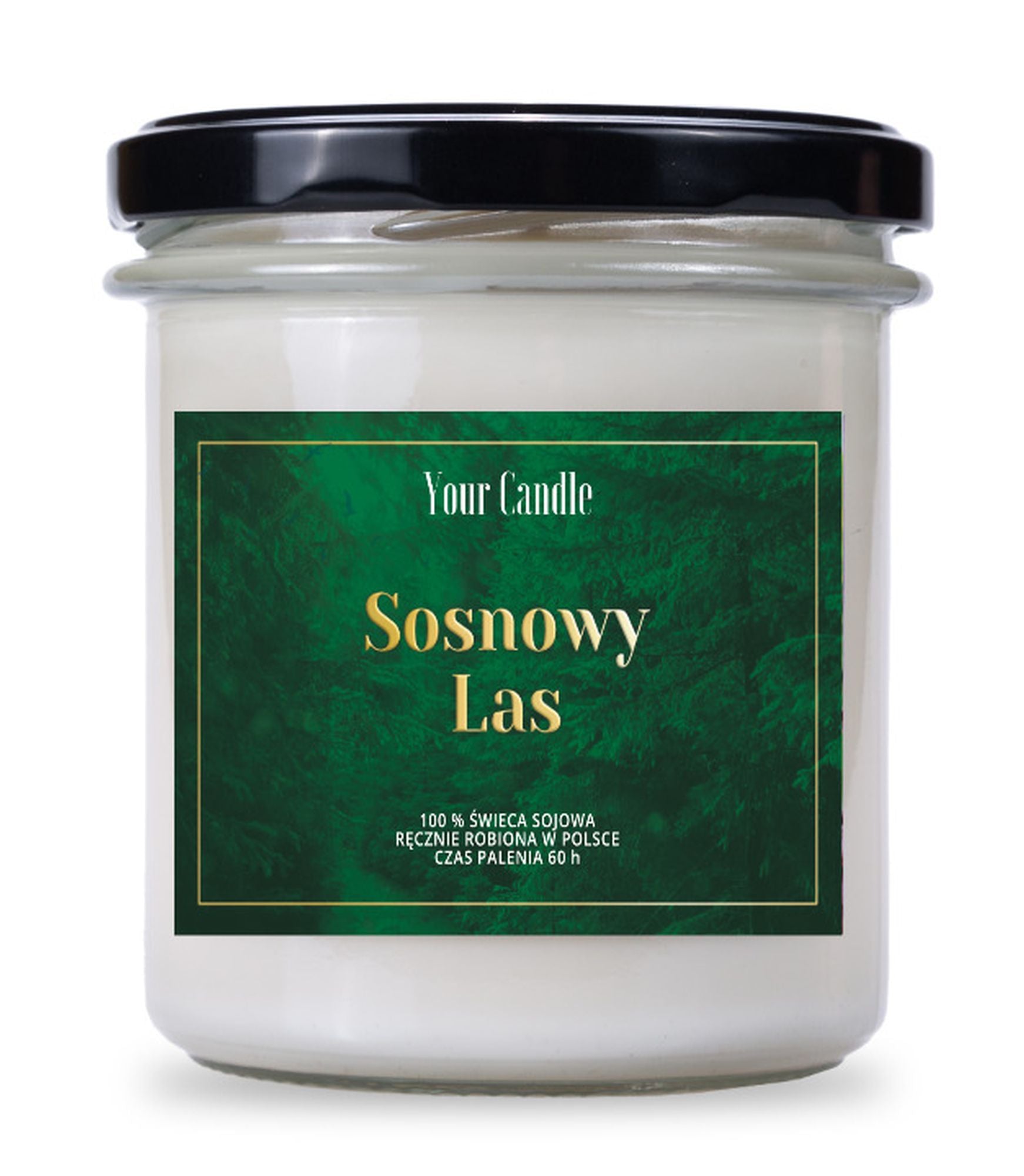 Your Candle Świeca zapachowa sojowa Sosnowy las-300ml-1