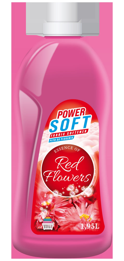 Power Clean Soft płyn do płukania red flowers 1,95