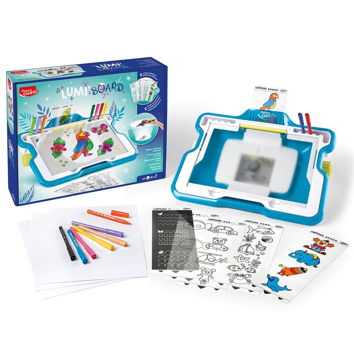 Kreatywna tablica podświetlana do rysowania Lumi Board Maped Creativ