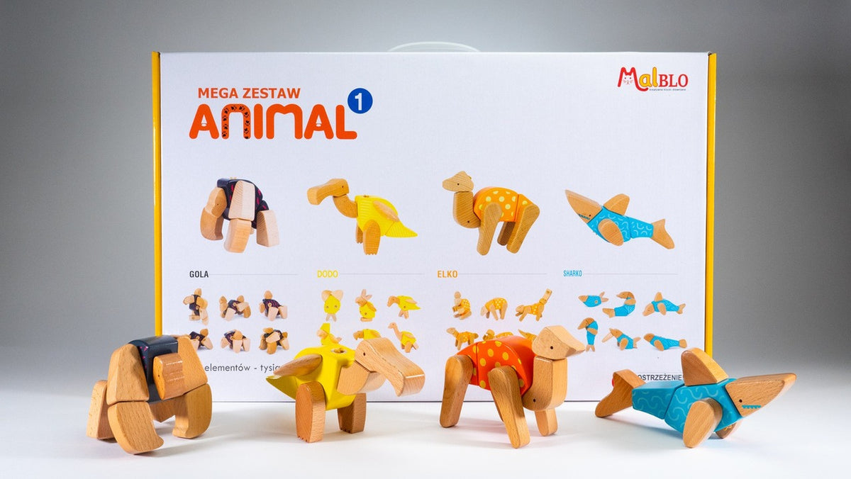 MalBlo Eco Mega zestaw ANIMAL1