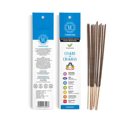 Your Candle NATURALNE KADZIDŁA INDYJSKIE CZAKRY 2x7 (22,4g)
