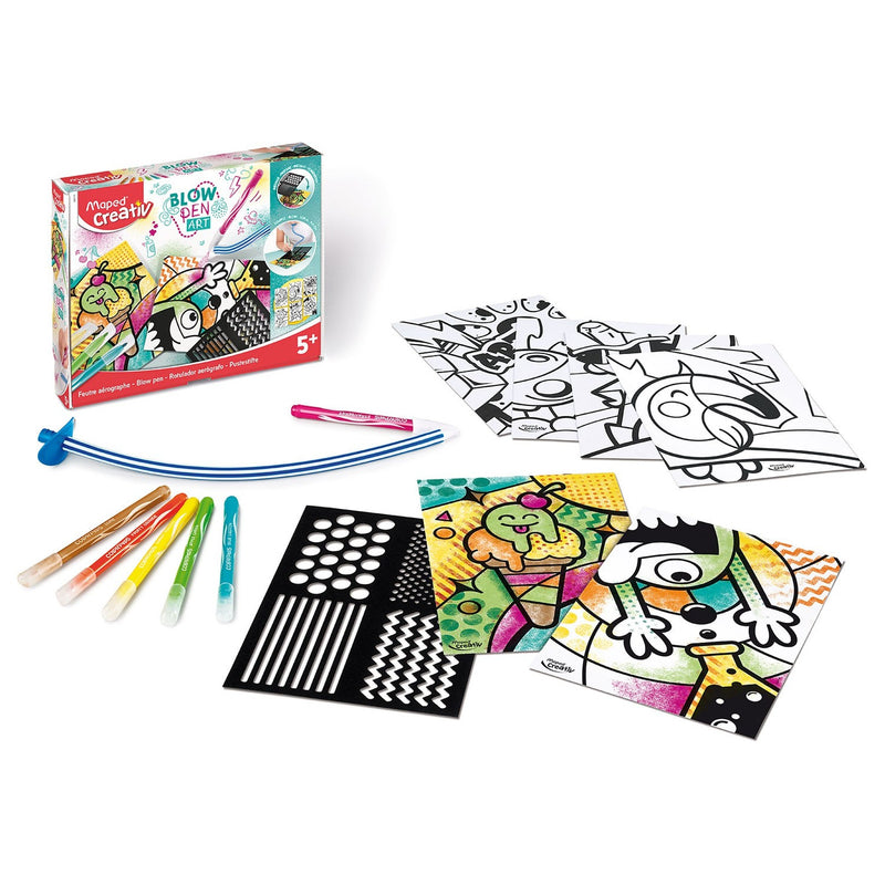 Creativ flamastry dmuchane Blowpen Art Pop'art-2