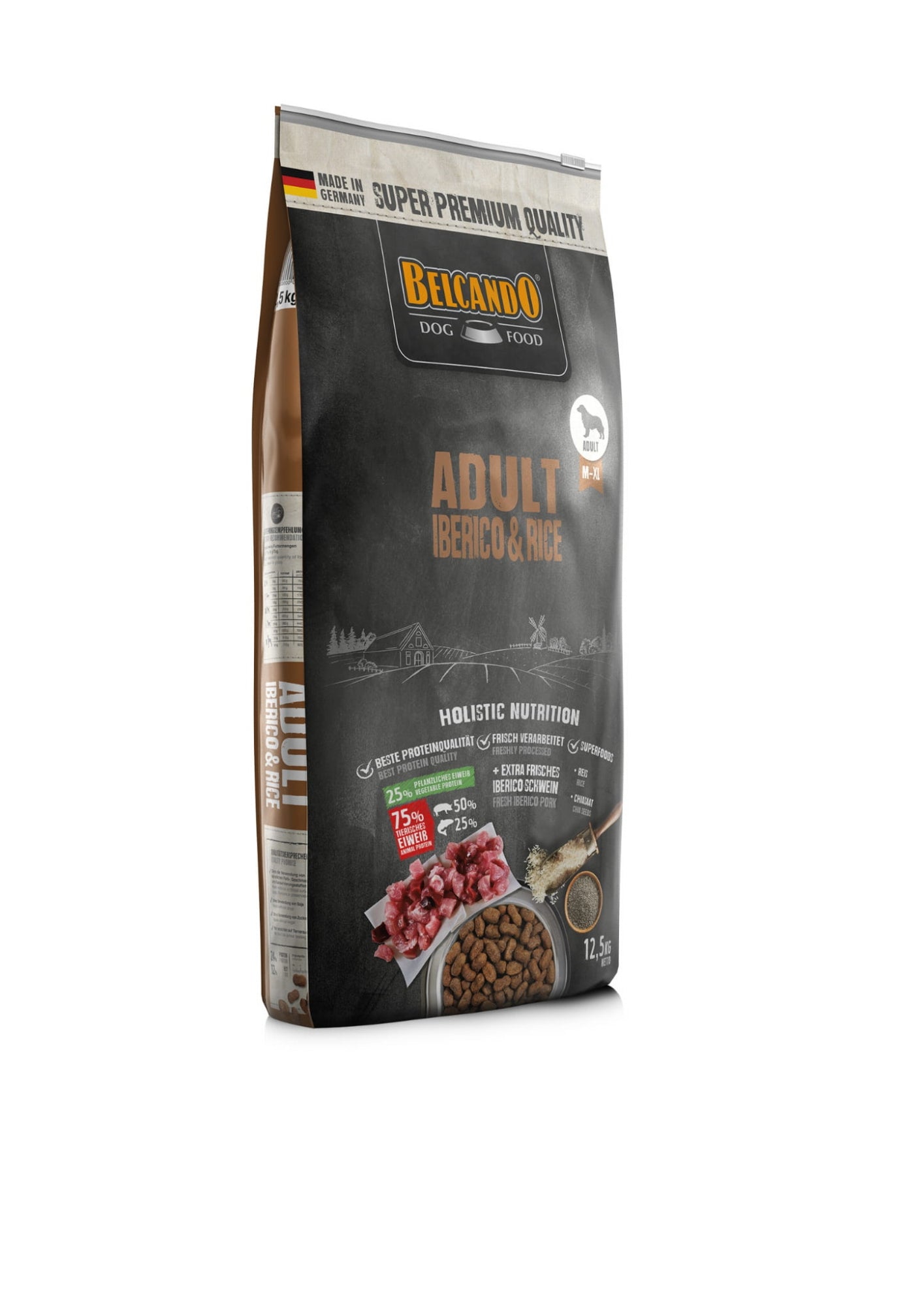BELCANDO ADULT IBERICO &amp; RICE 12,5KG