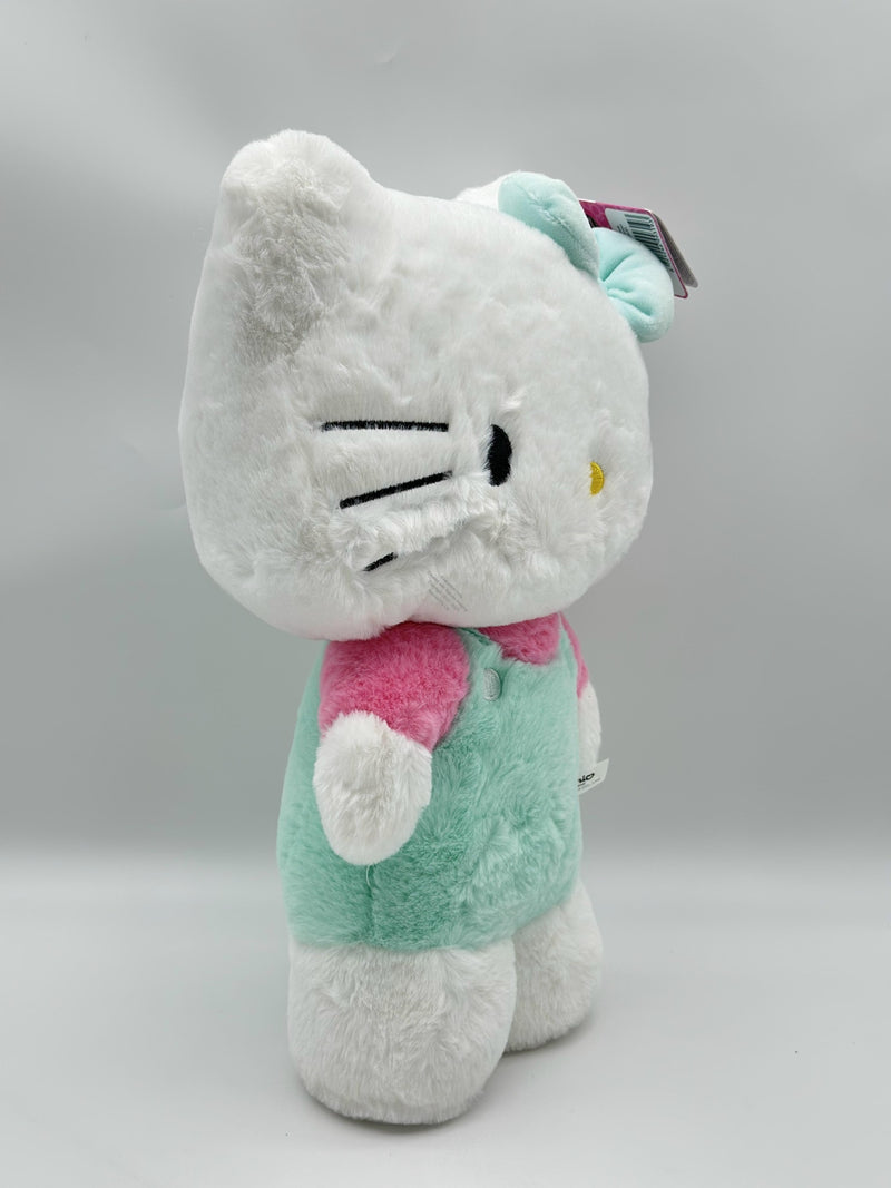 HELLO KITTY 40cm FLUFFY plusz zielona-7