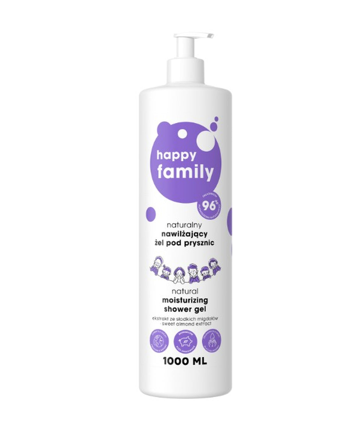 Happy Family żel pod prysznic 1000ml