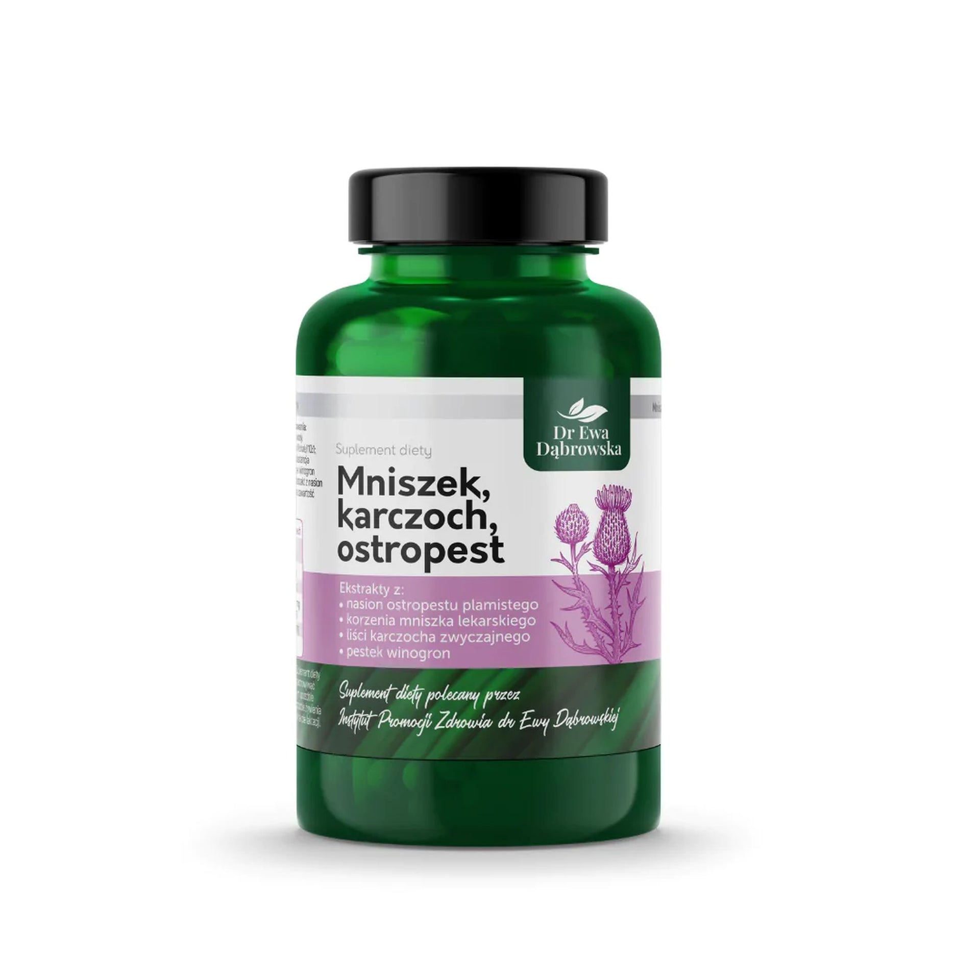 Mniszek,karczoch, ostropest 60 kaps Dąbr