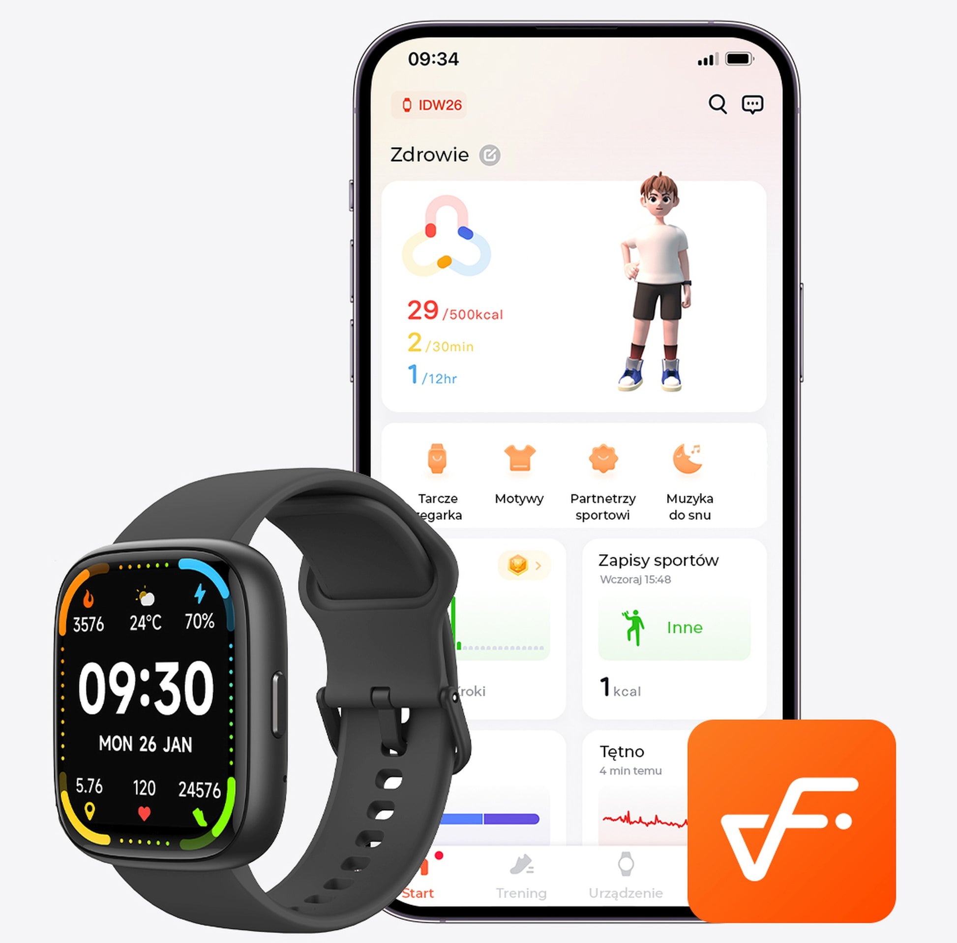 Smartwatch MAXCOM EW06 Srebrny-10