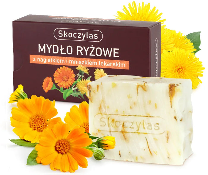 MYDŁO ryżowe z nagietkiem i mniszkiem lekarskim - 100 g