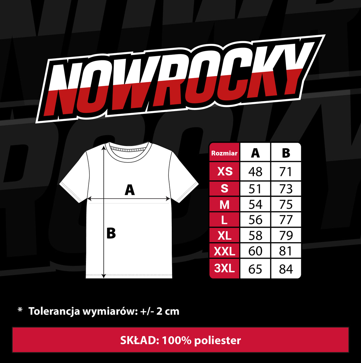 KOSZULKA SPORTOWA NOWROCKY BARWY  M
