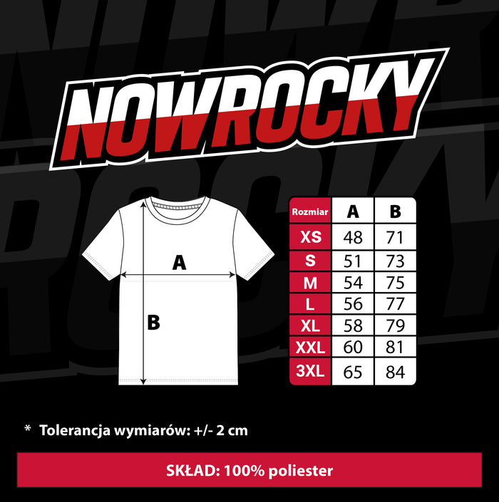 KOSZULKA SPORTOWA NOWROCKY BARWY  L
