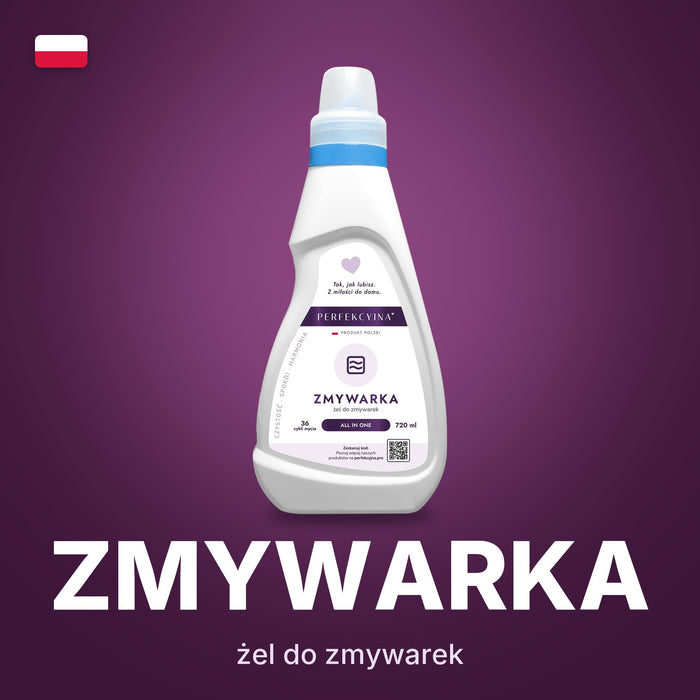 PERFEKCYJNA Zmywarka – żel do zmywarek All in One, 36 cykli, 720 ml