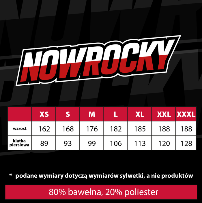 BLUZA Z KAPTUREM MĘSKA CZARNA NOWROCKY  L